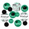 Big Dot of Happiness 2026 Green Graduation Party Giant Circle Confetti - Party Decorations - Large Confetti 27 Count